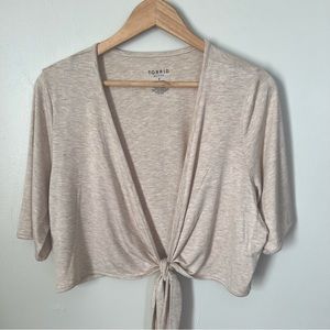 Torrid Active Heather Tan Yoga Wrap Size 2